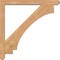 Ekena Millwork Imperial Craftsman Smooth Bracket w/ Offset Brace, Western Red Cedar, 5 1/2"W x 46"D x 46"H BKT0604X46X46IMP04SWR - alternate 4